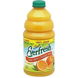PURE 100% ORANGE JUICE FROM CONCENTRATE, ORANGE