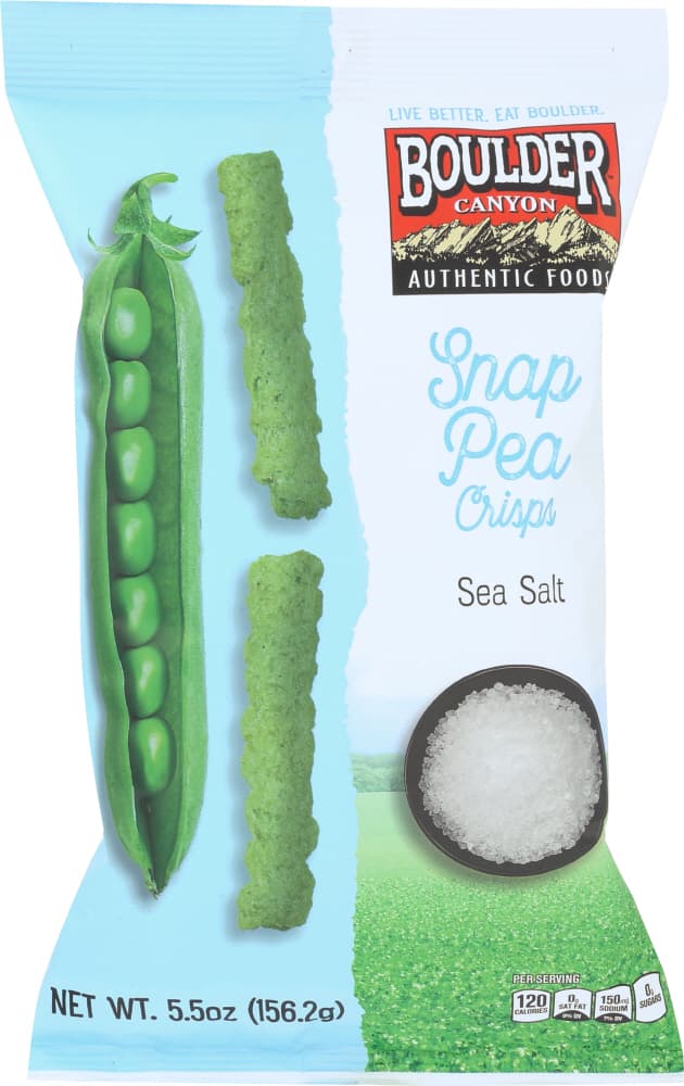 SNAP PEA CRISPS SEA SALT