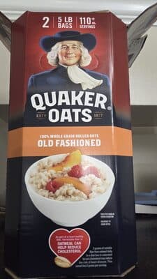 Quaker Oats Old Fashioned (2-80 Oz) 160 Ounce 2 Pack Bag In Box
