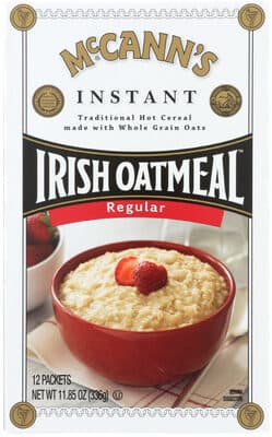 MCCANN'S, INSTANT IRISH OATMEAL