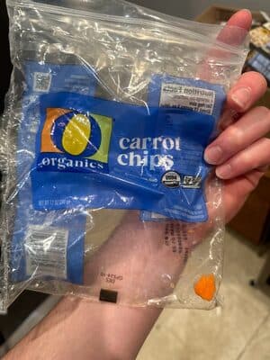 CARROT ORGANIC CHIPS, CARROT
