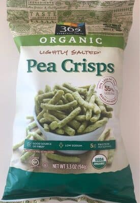 LIGHTLY SALTED PEA CRISPS, LIGHTLY SALTED PEA