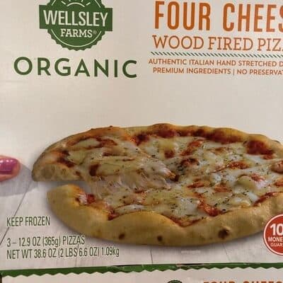 FOUR CHEESE WOOD FIRED PIZZA, FOUR CHEESE