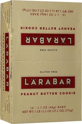 Larabar Peanut Butter Cookie Fruit & Nut Bars 16 Count