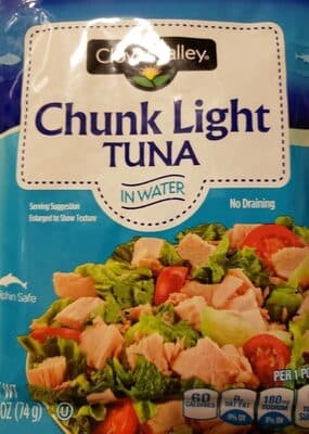 CHUNK LIGHT TUNA IN WATER, CHUNK LIGHT